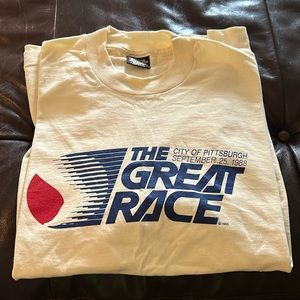 Vintage The Great Race Pittsburgh 1988 T Shirt.